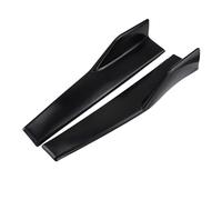 Plyft 2Pcs/Set Car Wide Body Side Skirts Splitters Kit Modified Sideskirts Rocker Anti-Scratch Winglet Wings Bumper 45cm Universal(45mm Carbon fiber)
