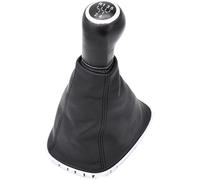 Plyft 5Speed Gear Shift Knob Lever Stick Boot Cover Frame Case for Opel for Vauxhall for Corsa D 2006-2009 2010 2011 2012 2013 2014(Shift Knob Set)