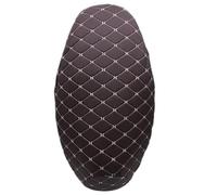 PLYHNDRC Universal 3D Motorcycle Accessories Checkered Quilting Leather Seat Cushion Cover Slip Pad Cover Motorbike Seat Covers(Yellow and black3)