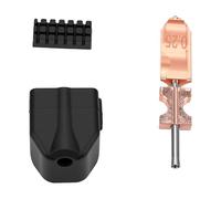 Plyisty 0.25mm Hotend Nozzle Replacement for AD5X 3D Printer, All Metal Pre-Assembled Print Head Extruder Kit with Copper Cooling Block, Silicone Sock & Nozzle Wiper