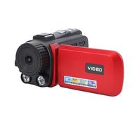 Plyisty 1080P 24MP Video Camera, Digital Camera Camcorder with 3.0 Inch 270 Degree Rotation Screen 18X Digital Zoom, for Travel Adventures Outdoor Explorations (Red)