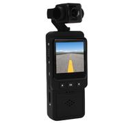 Plyisty 1080P HD Pocket Camcorder with 3 Axis Stabilization, WiFi, Compact Body, Rotatable Lens for Outdoor Sports, Cycling, Video Recorder, Wearable Camcorder (with 32G Memory Card)