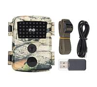 Plyisty 1080P IP54 Waterproof Game Hunting Cam with 940nm No Glow, 12MP Trail Camera, 25fps Hunting Camera with Night Vision, 0.8s Trigger Time Trail Game Camera for Wildlife Monitoring(PR600C)