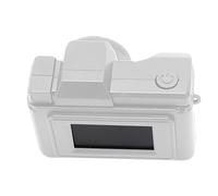 Plyisty 1080P Video Camera with 128GB Memory Card, Loop Recording, Stylized Filters for Photography, Daily Carry, for Long Time Photography (White)