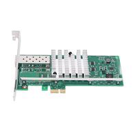 Plyisty 10GB PCI E X1 Network Card, Support for 82599EN Chip Single SFP+ Port PCB Ethernet Fiber Network Card Adapter Gold Plated Connector