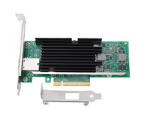 Plyisty 10Gb PCIE Network Card, Equipped with X540 T1 Chip Single RJ45 Port Ethernet Adapter 100MbE 1GbE 10GbE, with Intelligent Offload Technology