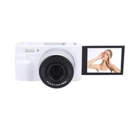 Plyisty 10X Optical Zoom 5K Digital Camera, Real Time Filters, WIFI Connection, 180° Flip Screen, Macro Mode for Flowers, Birds, Selfie Vlog Camera with 2.8in Screen (White)