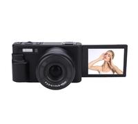 Plyisty 10X Optical Zoom 5K Digital Camera, Real Time Filters, WIFI Connection, 180° Flip Screen, Macro Mode for Flowers, Birds, Selfie Vlog Camera with 2.8in Screen (Black)