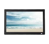 Plyisty 14 Inch WiFi Digital Photo Frame 1366x768 HD Display 178° Viewing Angle 32GB Storage Auto Rotate Slideshow with Remote Control for Vphoto App Wall Mountable (UK Plug)