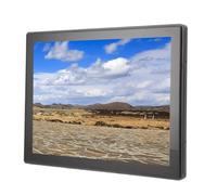 Plyisty 15in 10 Point Touch Screen Monitor IP65 HD Multimedia Interface Embedded Monitor for Industrial Use (UK Plug)