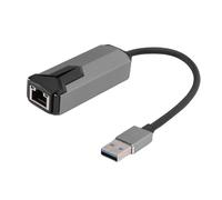 Plyisty 2.5G USB 3.0 to Ethernet Adapter, 2500Mbps Aluminum USB A to RJ45 Network Gigabit LAN Converter for Laptop Desktop PC NAS, Compatible with MacOS XPS