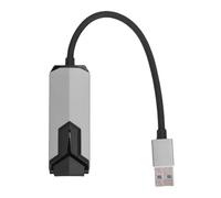Plyisty 2.5G Wired Network Adapter, 2500Mbps USB 3.0 to RJ45 Ethernet Converter with Aluminum Alloy Casing for Laptop, Desktop, XPS