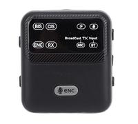 Plyisty 2 in 1 Bluetooth 6.0 Receiver Transmitter Support SBC AAC LC3 ENC Broadcast Sound Adapter 3.5mm AUX Output and Input Built in 550mAh Rechargeable Battery