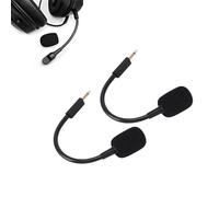 Plyisty 2 Pack Mic Replacement for Razer Kraken V3 Wired USB Gaming Headset, Noise Cancelling Detachable Boom Microphone with 3.5mm Gold Plated Plug, Clear Sound