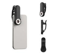 Plyisty 200X Phone Microscope Lens, with CPL Filter, LED Light, Universal Clip, CRI95+, Portable Smartphone Macro Lens Camera Attachment