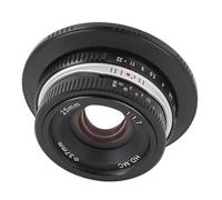 Plyisty 25mm F1.7 Large Aperture Manual Focus Lens for RF Mount, APS C Format with Unique Swirling Effect, for R7 R10 R50 R100 RP R5 R6 (Black)