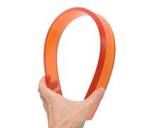 Plyisty 2Pcs Arc Shaped Putty Scraper, Bendable TPE Plaster Repair Tool Set, 30cm & 50cm Wall Cutter Filler Applicator for Home Decoration Painting