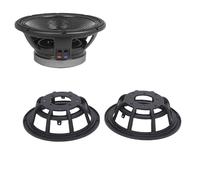 Plyisty 2pcs Cast Aluminum Frame Woofer Frame, Outer Diameter 181mm Replacement Woofer Speaker Basket Base for PA DJ Subwoofer Cabinets Subwoofer Parts