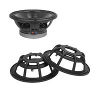 Plyisty 2pcs Cast Aluminum Woofer Frame, Outer Diameter 223mm Replacement Woofer Speaker Basket Base for PA DJ Subwoofer Cabinets Subwoofer Parts