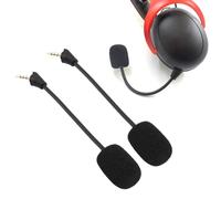 Plyisty 2Pcs Microphone Replacement for Kingston Cloud Alpha Wireless Gaming Headset, 3.5mm Noise Cancelling Detachable Mic Boom