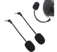 Plyisty 2Pcs Microphone Replacement for Kingston Cloud Flight S, Cloud Flight Wireless Gaming Headset, 3.5mm Noise Canceling Detachable Mic Boom