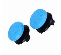 Plyisty 2Pcs Silicone Thumb Stick, Silicone Thumb Grip Cap Joystick Thumbstick for Game Joystick, Grip Stick Controller Gamepad Key Cap for (Blue)