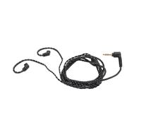 Plyisty 3.5mm Male to QDC 0.78 IEM Cable, Lossless HiFi Headphone Upgrade Cord, for ZS10 PRO, AS16, ZES, PR2 Earbuds, with Soft Braiding, 120cm Length