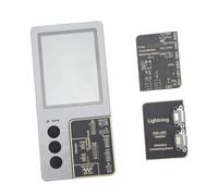 Plyisty 3 in 1 ICopy Plus 2.2 for Phone Series Display/Battery/Data Cable/Headphone Repair and Testing, Vibrator Light Sensor True Display Repair Instrument