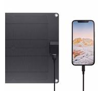Plyisty 30W 12V Solar Panel Kit, IP67 Portable Solar Battery Trickle Charger Maintainer, Built-in Charge Controller, 1 USB, 2 DC, for Car Boat Motorcycle RV Automotive