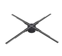 Plyisty 3D Hologram Fan, 20.5in Holographic Projector Advertising Display with WiFi, App Control, Bluetooth Audio Output, for Business Store Holiday Events (UK Plug)