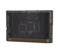 Plyisty 4000 in 1 Game Cartridge for Genesis Mega Drive MD, 8GB Flash Card Fits Master System 32X Consoles, Region Free with Save Function & Cheat Codes Support (Transparent Black)