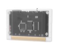Plyisty 4000 in 1 Game Cartridge for Genesis Mega Drive MD, 8GB Flash Card Fits Master System 32X Consoles, Region Free with Save Function & Cheat Codes Support (Transparent White)