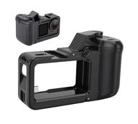 Plyisty 4000mAh Battery Handle Grip for Osmo Action 5 Pro 4 3 Charging Power Bank Cage Kit Quick Release Camera Holder Cold Shoe Mount 1/4 Inch Thread Vlog Accessory