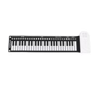 Plyisty 49 Keys Portable Piano Keyboard for Beginners, Roll Up Electronic Hand Roll Piano with Built-in Speaker, 16 Tones, Easy to Carry, Suitable for Practice