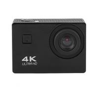 Plyisty 4K Action Camera, Sport Camera Helmet Camera with 2.0 Inch Main Screen and 170° Wide Angle Lens, Smart Anti Shake, for Cycling Video Recording