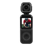 Plyisty 4K Handheld Camera, 180° Rotating Lens 1.53 Inch Screen WIFI Enabled with Front Rear Dual Lens Anti Shake, for Cycling Travel Life Recording