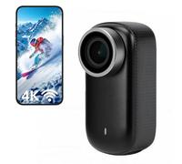 Plyisty 4K Thumb Action Camera, Magnetic Wearable Water Proof POV Camera with 150° Wide Angle Lens, 1.47 Inch Screen, 64GB, 3H Battery, for Vlogging Cycling Motorcycle Skiing (Black)