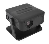 Plyisty 4K Video Projector, 5.4 Auto Focus Correction Smart Wifi Projector with Rotating Bracket Built in APP for PC Phone Laptop (UK Plug)