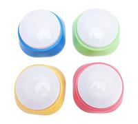 Plyisty 4PCS Record Talking Button Pet Training Buttons 30 Second Voice Recording Buttons with Colorful Lights for Cats Dogs Communication