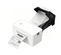 Plyisty 4x6 Thermal Shipping Label Printer with Label Holder, 150mm/s Bluetooth USB 203DPI Thermal Printers for Small Business, Compatible with IOS Android Mac (UK Plug)