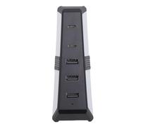 Plyisty 5 in 1 USB Hub,High Speed Plug and Play with 3 USB 2.0 Ports, 2 Type C Ports, Connects Multiple Devices, Charges While Transferring Data