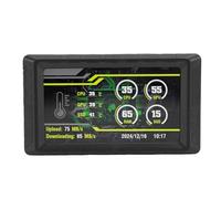 Plyisty 5 Inch Secondary Display, LCD Screen for PC CPU GPU Temperature Memory Monitoring, Memory Hard Drive Data Frame Rate Monitoring, with USB C Connection, Customizable Themes (Black)