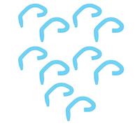 Plyisty 5 Pairs Mask Ear Protector, Silicone Earloop Ear Hook, Savers for Masks, Reusable Soft Silicone Caps, Protectors for Kids Adults (Light Blue)