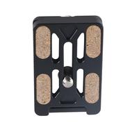 Plyisty 50 Mm Arrow Storage Case Plate for a DSLR Mirror - Camera, Non -slip Pads, a CNC Aluminum Alloy, for Universal Tripod Mounting Plaque Accessories of Arca Type