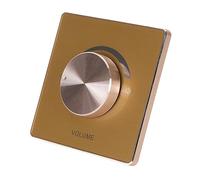 Plyisty 50W Volume Control Knob for Non Slip, Lossless, Mystical/Fantasy Retardant PC Material, Wiring, Alloy Frame, 5 Position Wall Volume Control with
