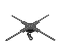 Plyisty 512 LED 3D Hologram Fan,1800x512P Holographic Projector Advertising Display, WiFi Control for Win, MP4 AVI GIF, 45cm, 8GB Memory Card (GB Plug)