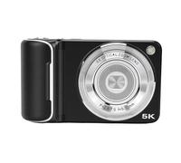 Plyisty 5K Digital Camera, 64MP WiFi Vlog Camera with 6X Optical Zoom, Dual Lens, Autofocus, 2.8 Inch Touch Screen, LED Fill Light, for Content Creation