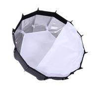 Plyisty 65cm Umbrella Softbox, One Press Folding Mechanism with Double Diffusion Layers and 45 Degree Grid, for Photography Video Recording Live Streaming