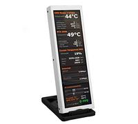 Plyisty 7.9in Large Screen PC Temp Monitor, CPU GPU SSD Data Monitoring Panel with Metal Case for aida64 Hardware