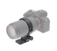 Plyisty 75mm Lens Tripod Mount Fit Fo Tamron T50-300mm F4.5-6.3, Mental Camera Lens Support Bracket with Arca Quick Release Plate, 1/4" 3/8" Screw Holes